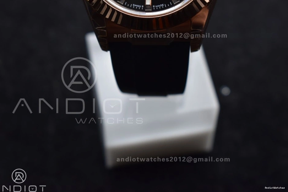 Best A23J Gray Upgraded Oysterflex Skydweller RG 1104 Edition Strap on Noob Dial 1012